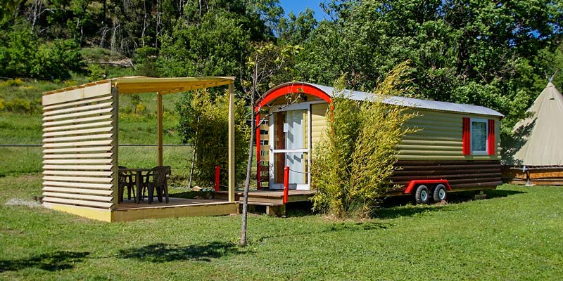 location roulotte verdon