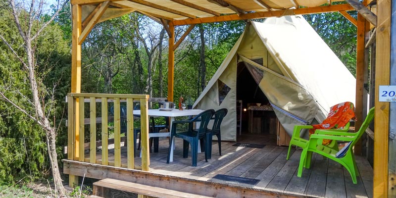 location tipi verdon