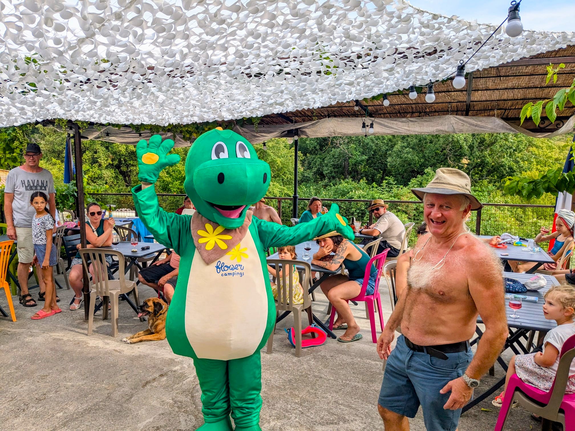 pot daccueil camping